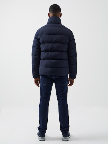 FRENCH CONNECTION Winter jacket 'FUNNEL' in Blue