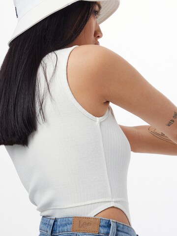 Shirtbody Public Desire en blanc