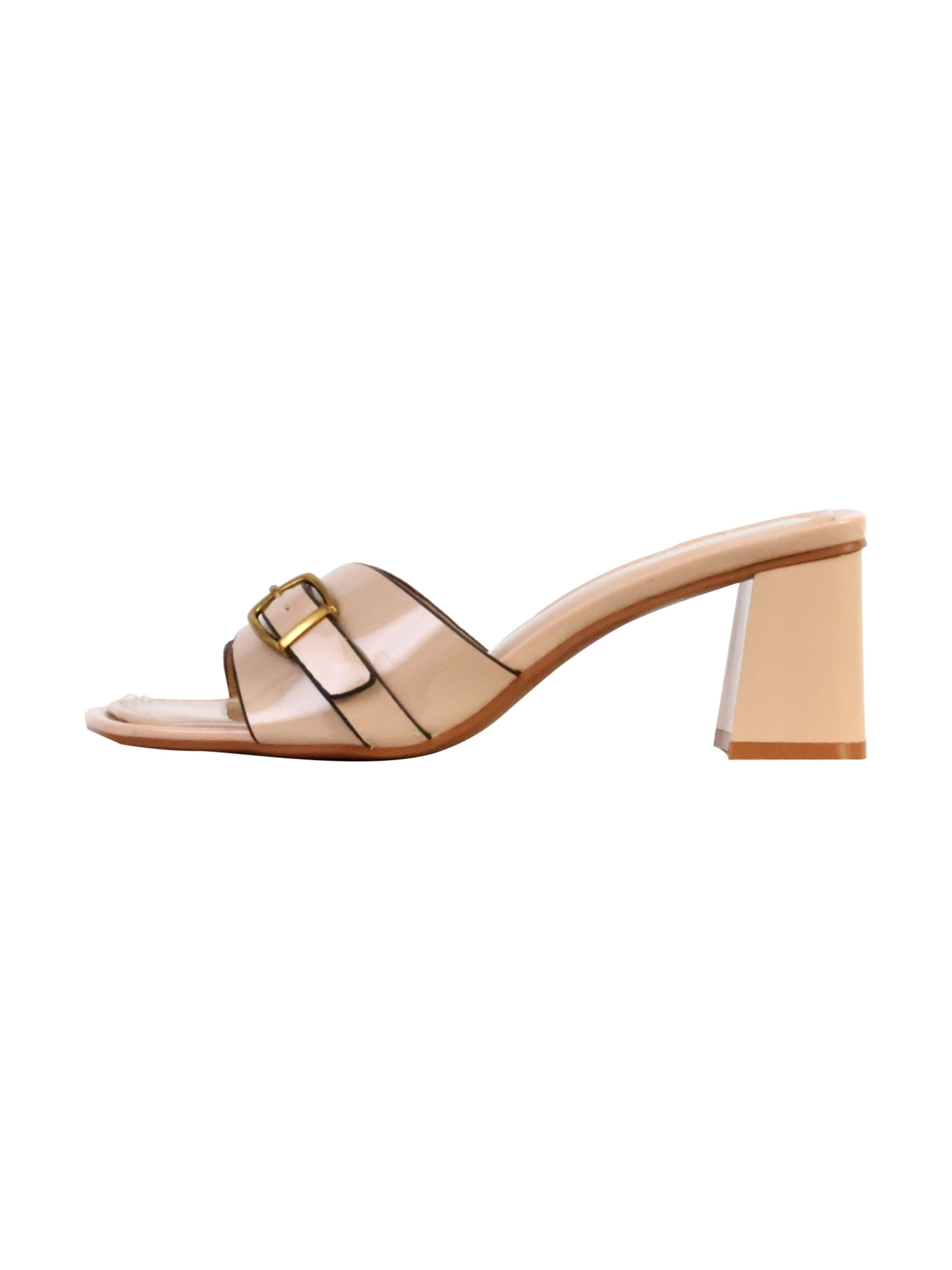 Sandales Super Mode en beige : devant