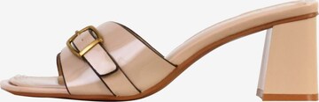 Sandales Super Mode en beige : devant