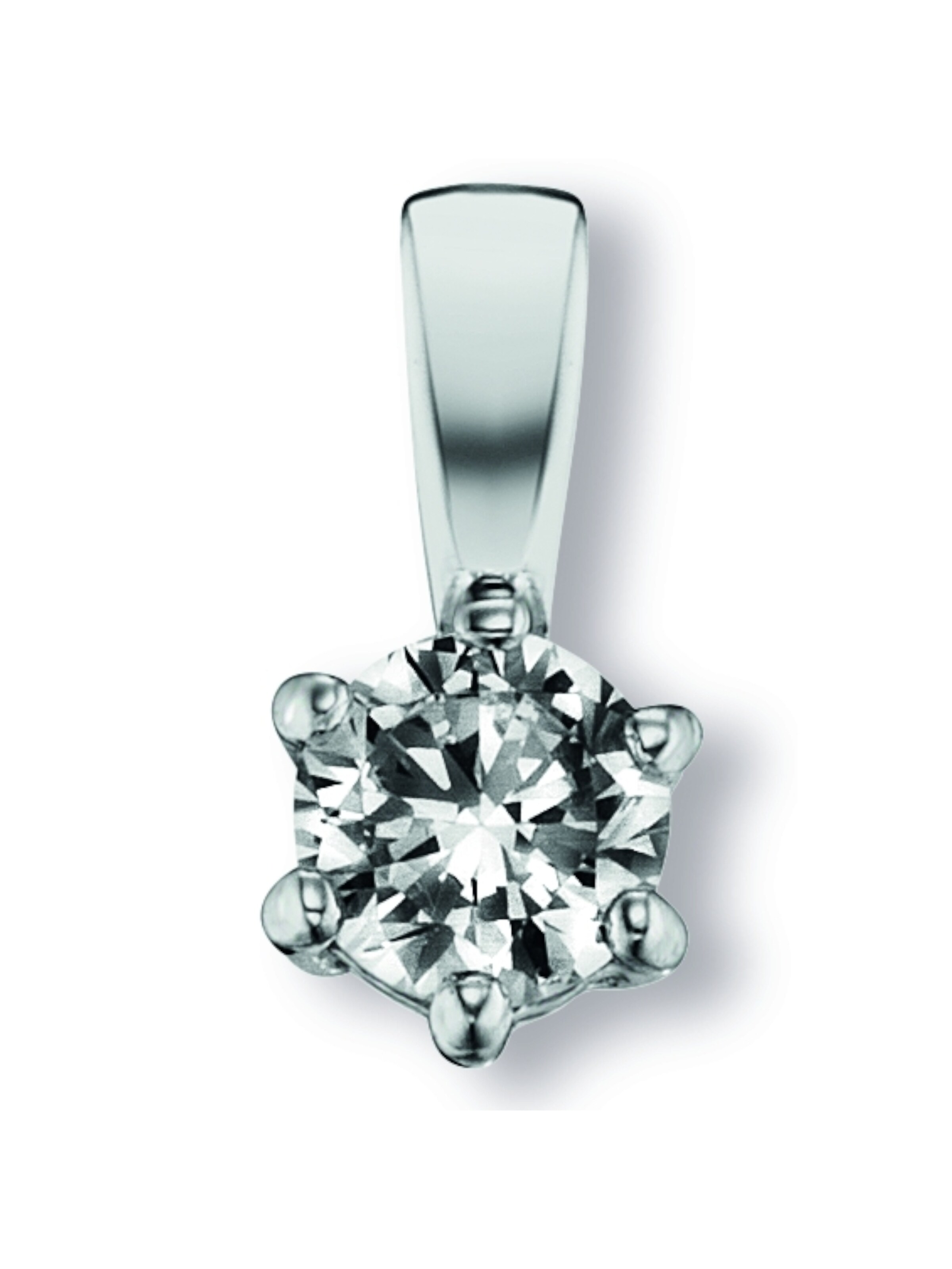 ONE ELEMENT Pendant in Silver: front