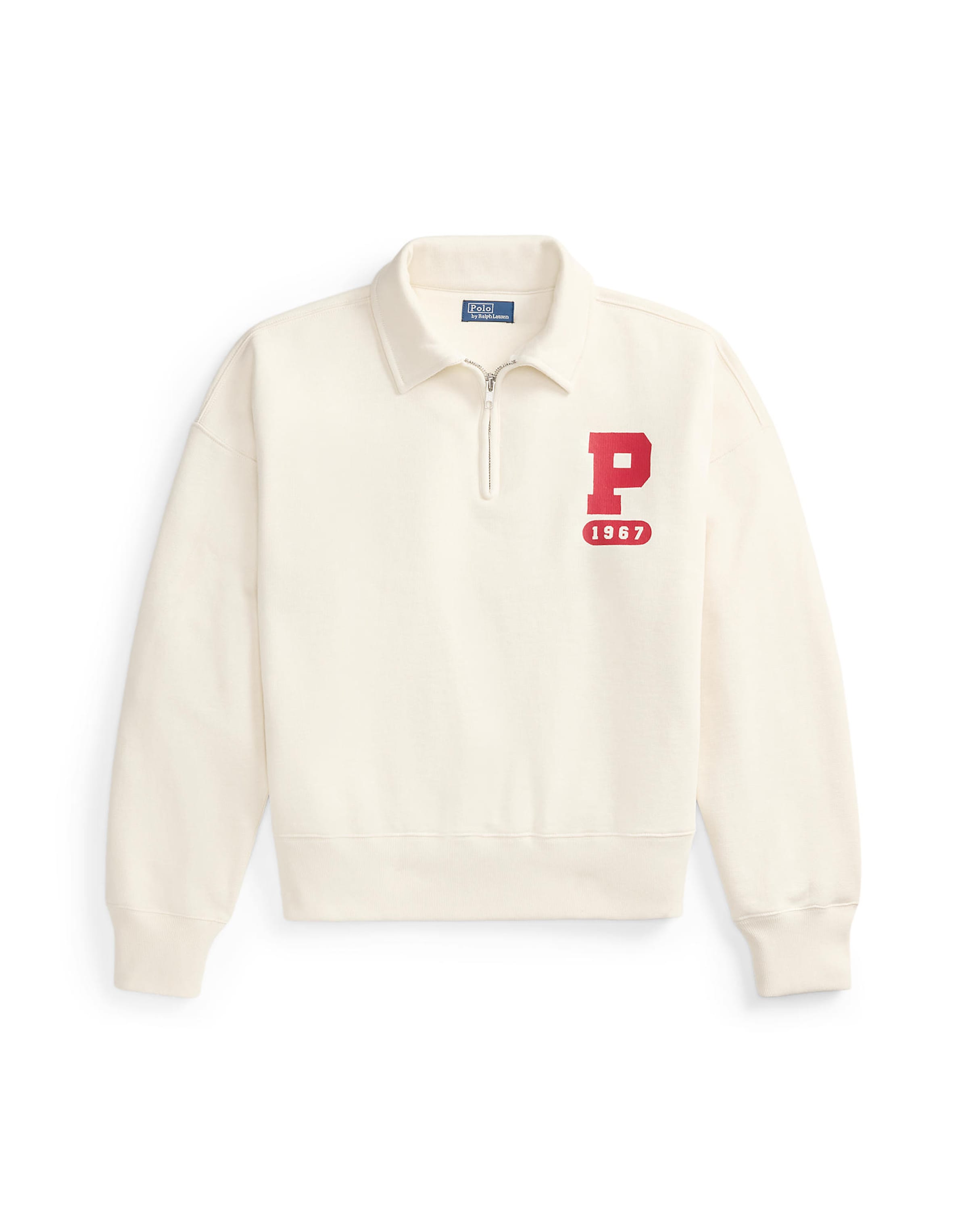 Polo Ralph Lauren Sweatshirt in XS in de kleur Rood / Natuurwit, Productweergave