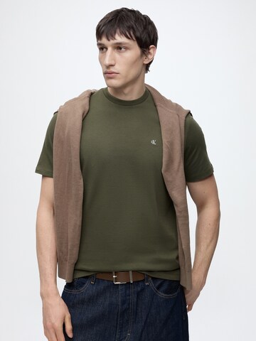 Calvin Klein Jeans Shirt 'CLASSIC' in Beige