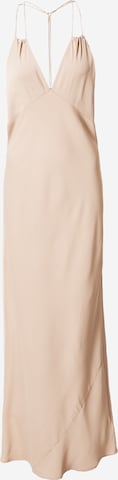 Calvin Klein Evening Dress in Beige: front