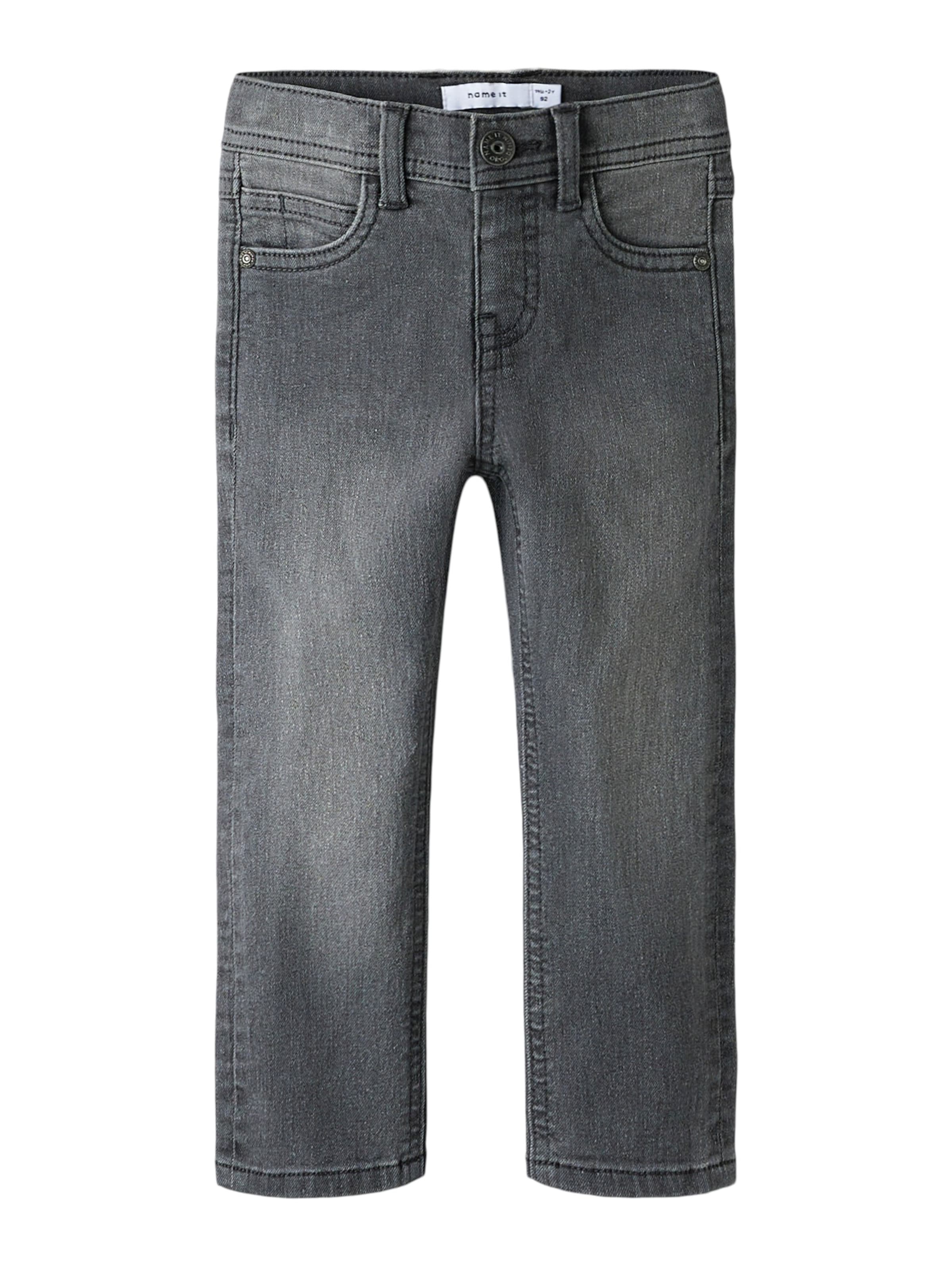NAME IT - Slimfit Vaquero 'NMMSILAS' en gris: frente