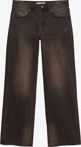 Pull&BearWide Leg/ Široke nogavice Traperice - smeđa boja: prednji dio
