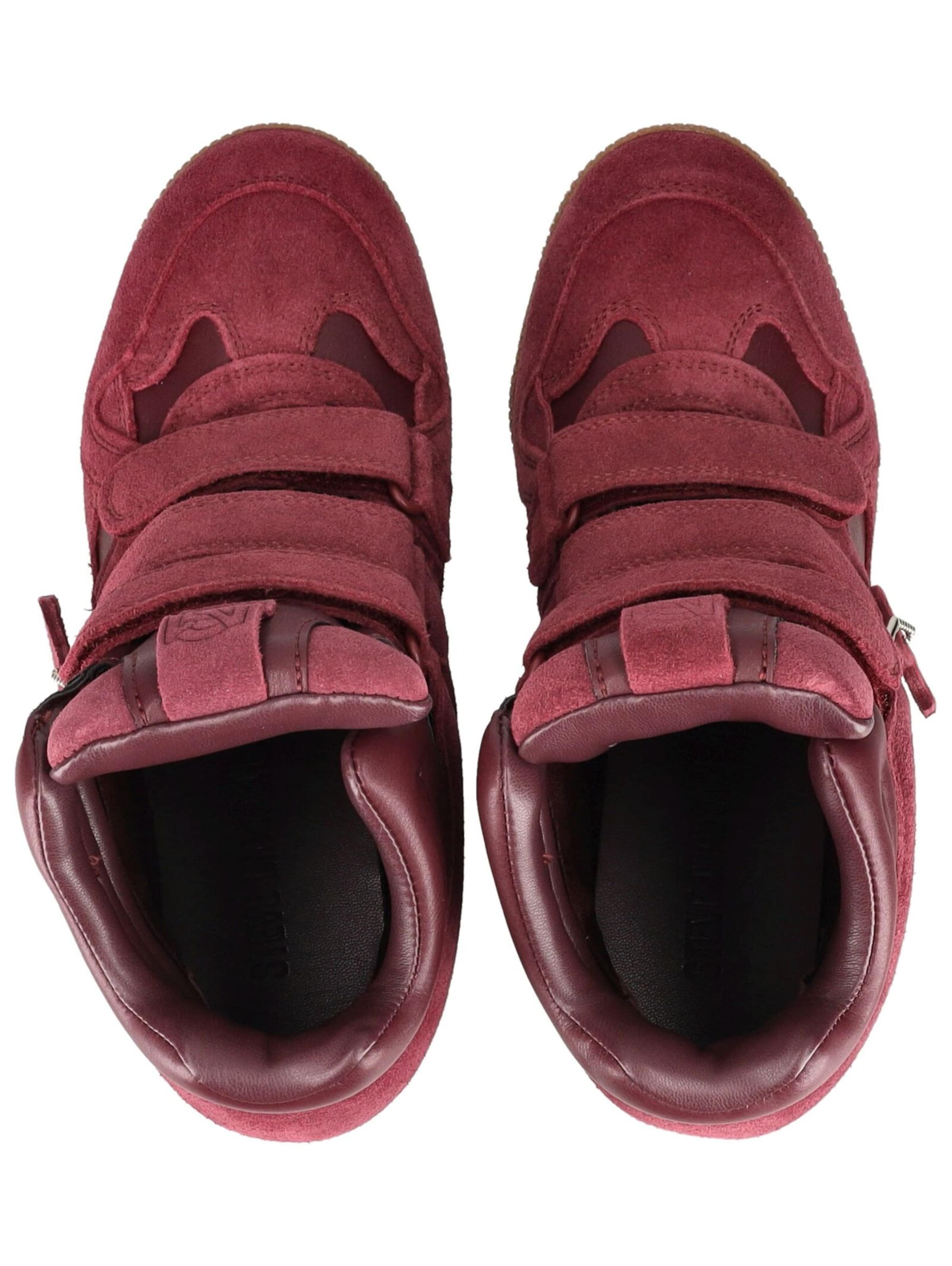 STEVE MADDEN High-Top Sneakers in Red: top