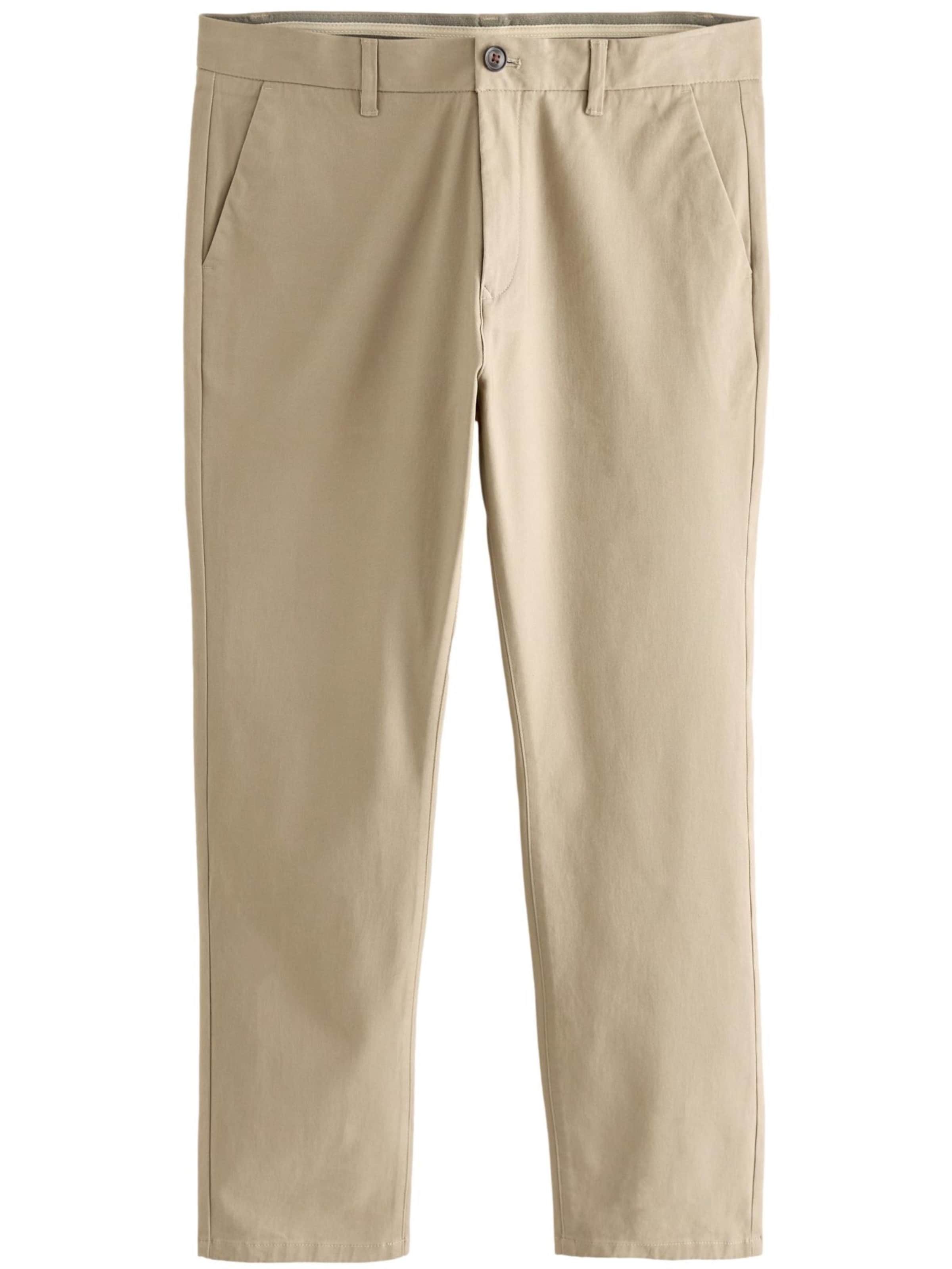 Next Обычный Брюки-чинос в Бежевый: спереди