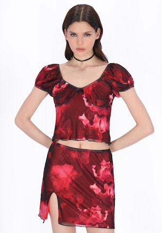 myMo ROCKS - Blusa em rosa: frente