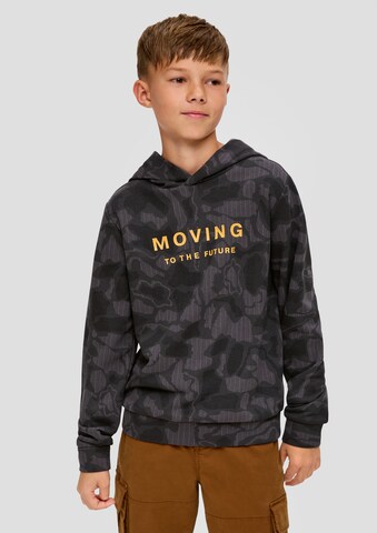 s.Oliver Sweatshirt in Grijs: voorkant