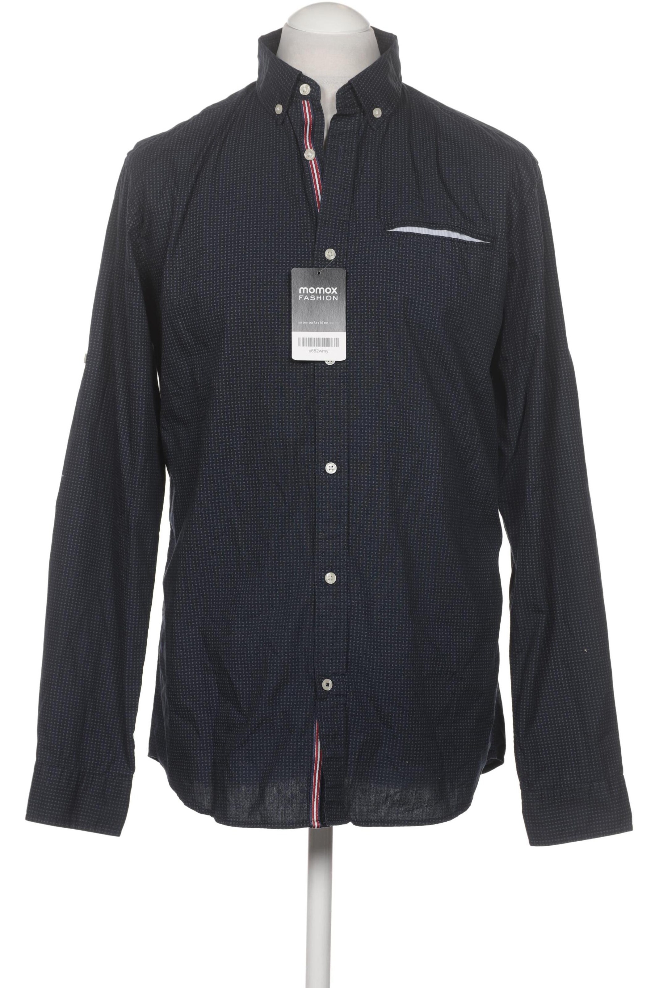 JACK & JONES Button Up Shirt in L in Blue: front