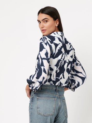 Chemisier 'Pia' DESOTO en bleu