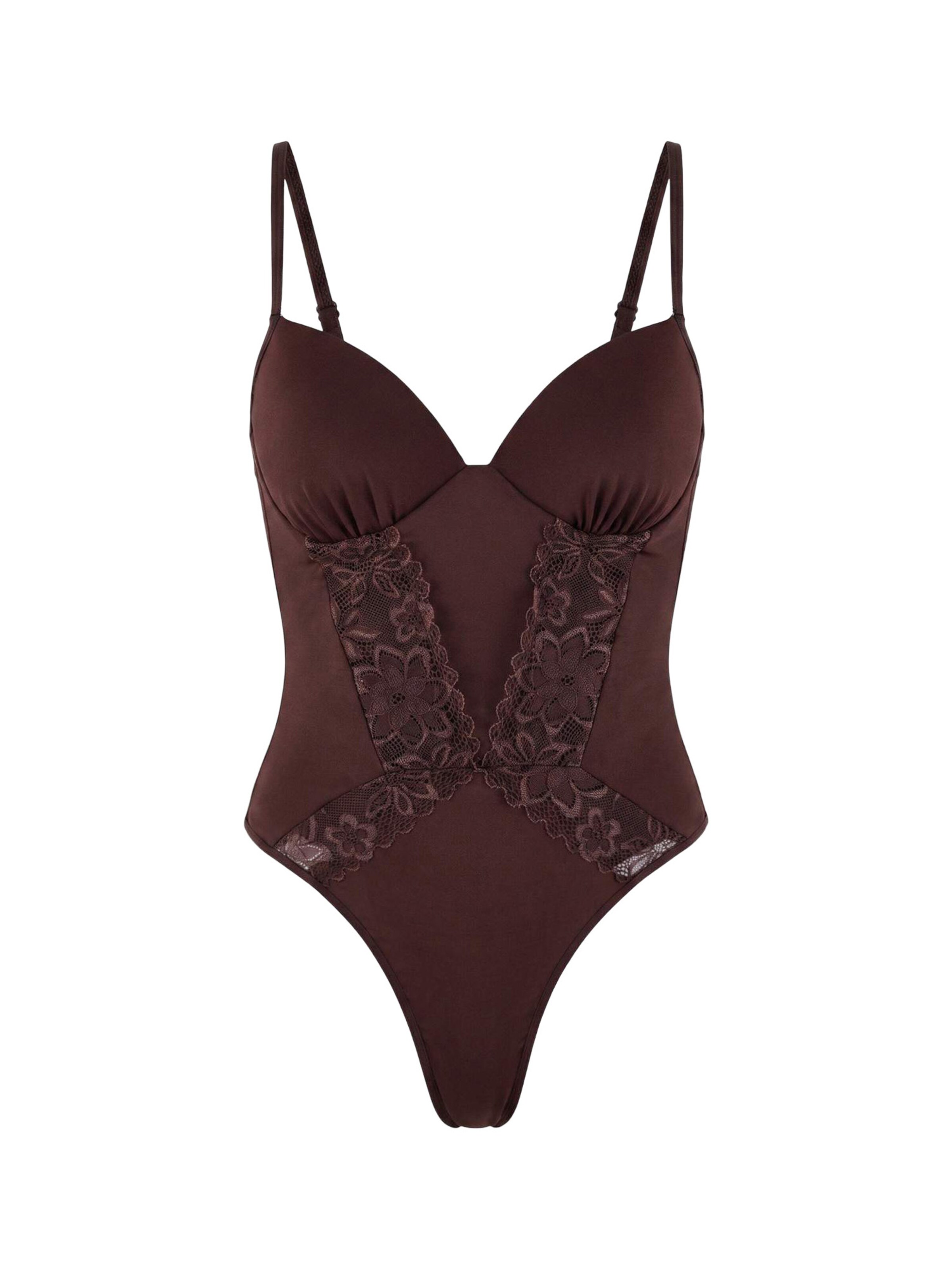 Trendyol Body – hnědá: přední strana