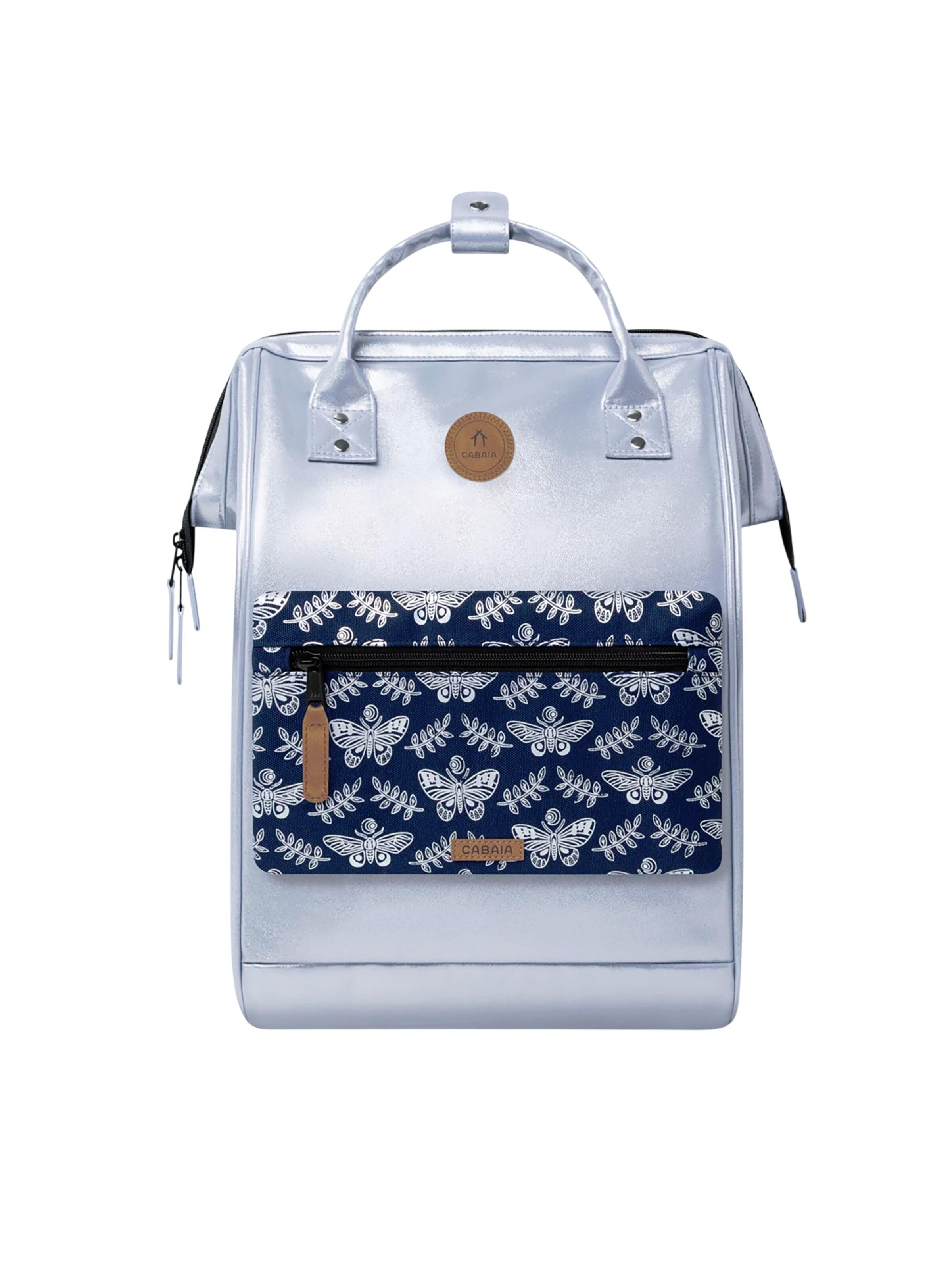 Cabaia Backpack 'Large Fiji' in Silver