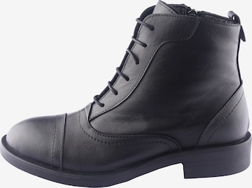 D.MoRo Shoes Lace-Up Ankle Boots 'Bursna' in Black: front