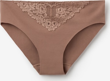 INTIMISSIMI Slip 'Pretty Flowers' in Braun: Vorderseite