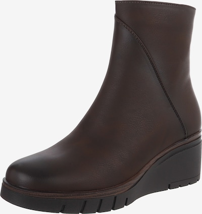 Ital-Design Stiefelette in dunkelbraun, Produktansicht