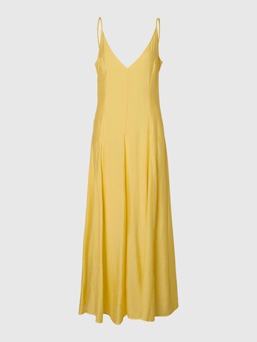 Robe de soirée SELECTED FEMME en jaune : devant