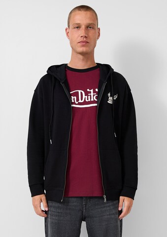 QS Sweatshirt in Zwart
