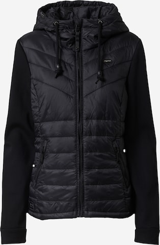 Veste mi-saison 'LUCINDA' Ragwear en noir : devant