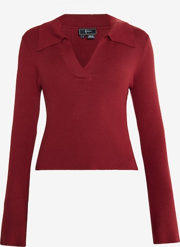 Pull-over 'Dulcey' faina en rouge : devant