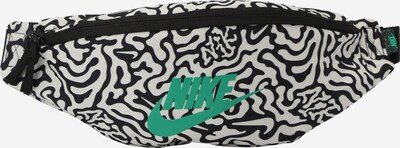 Nike Sportswear Belt bag 'HERITAGE' in Emerald / Black / White, Item view