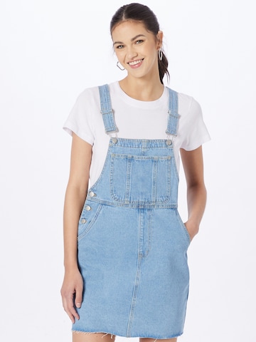 ABOUT YOU Dungaree skirt 'Gemma' in Blue: front