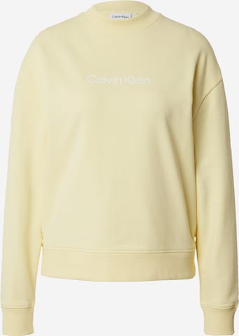 Calvin Klein Sweatshirt 'Hero' i gul: framsida