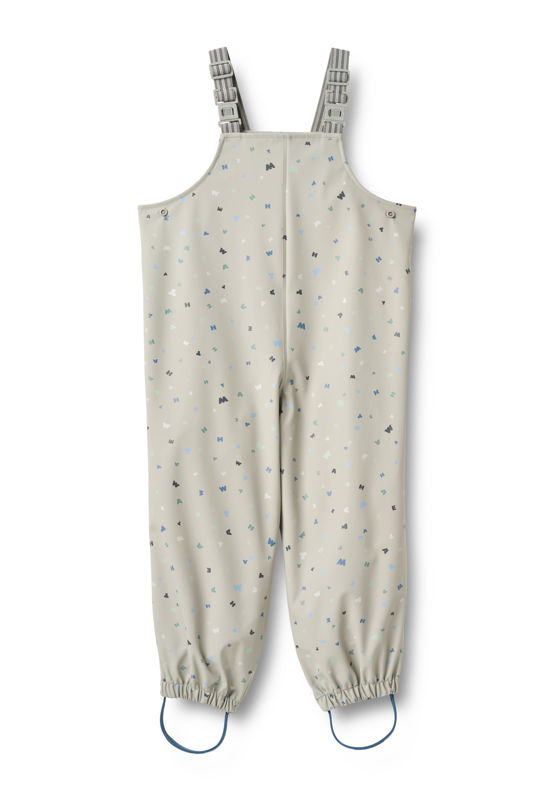 WHEAT Tapered Latzhose 'Charlo' in Grau: Vorderseite