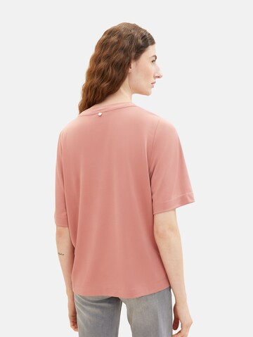 TOM TAILOR T-shirt i rosa