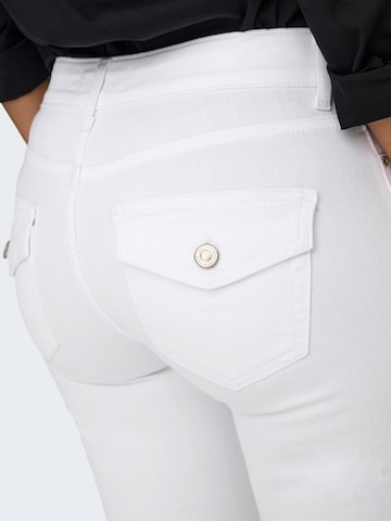 ONLY - Acampanado Vaquero 'ONLBLUSH' en blanco