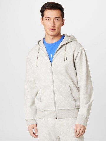 Polo Ralph Lauren Sweat jacket in Grey: front