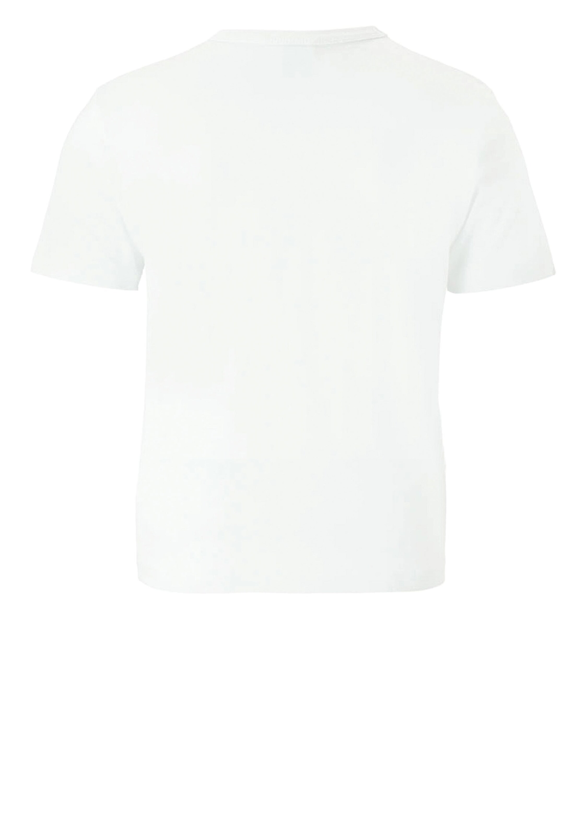 LOGOSHIRT Shirt 'Donald Duck' in Wit