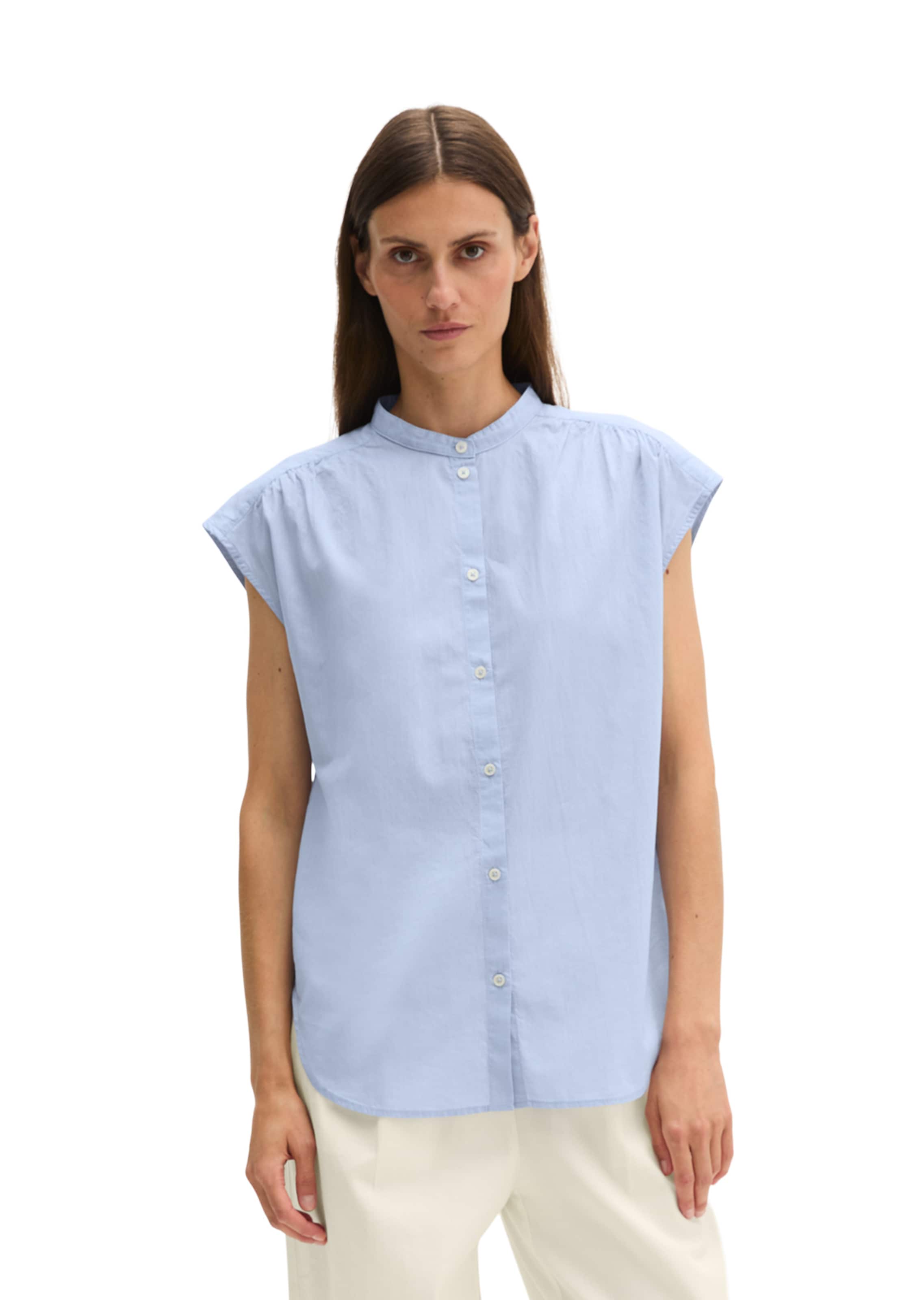 Marc O'Polo Blouse in Blauw: voorkant