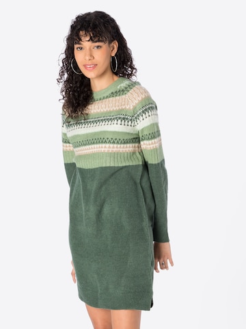 Fransa Knitted dress 'ISABELLA' in Green: front