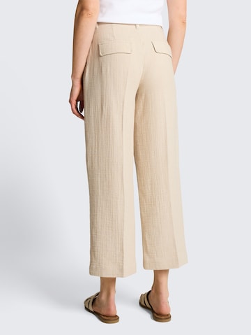 TOM TAILOR Loose fit Pleat-front trousers in Beige