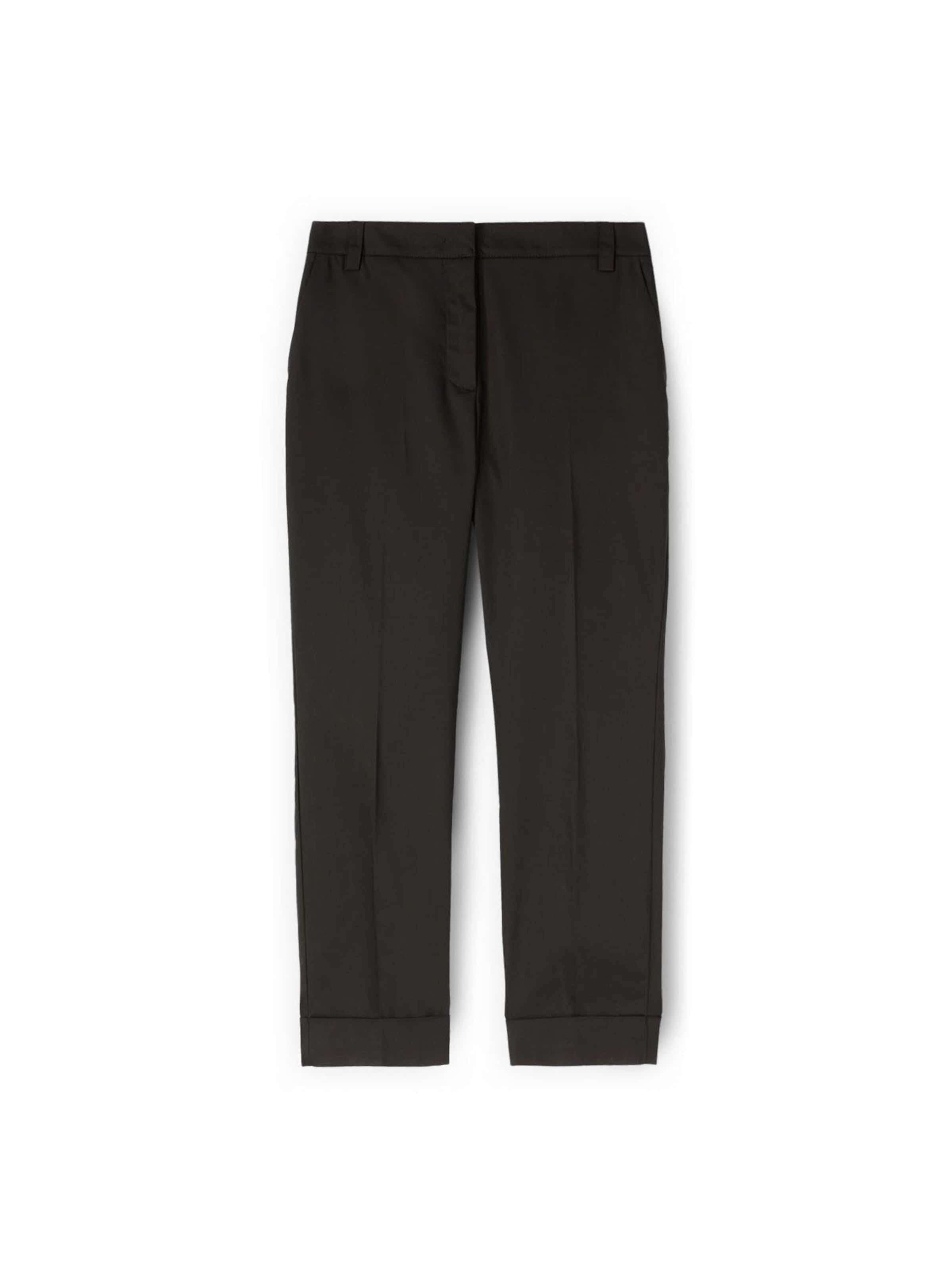 MOTIVI Trousers in Black: front