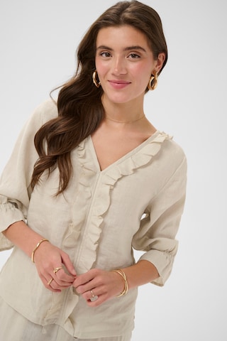 Cream Bluse 'CRBellis' in Beige