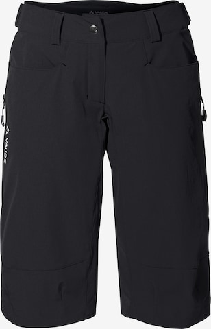 VAUDE Regular Outdoorhose 'Moab' in Schwarz: predná strana