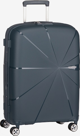 American Tourister Cart 'Starvibe Spinner 67 EXP' in Blue: front