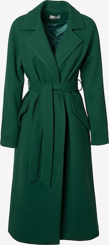 Cappotto di mezza stagione di Influencer in verde: frontale