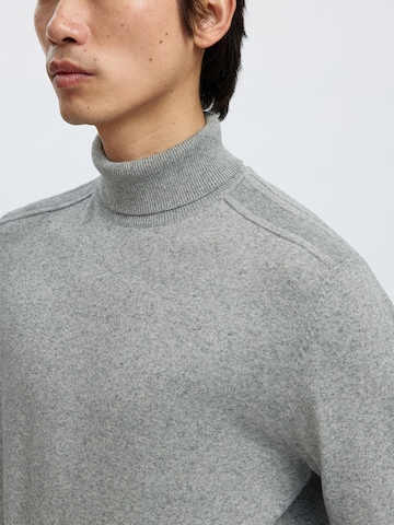 SELECTED Regular fit Trui 'SLHBERG' in Grijs