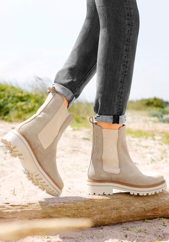 Boots chelsea di Elbsand in beige