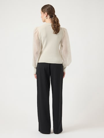 YAS Pullover 'YASDOTME' i beige
