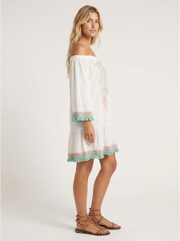 Miss June Jurk 'Robe Courte Azra' in Wit