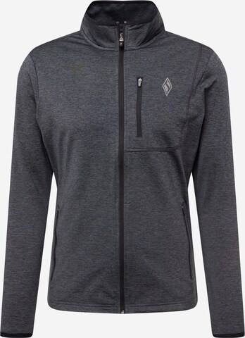 SKECHERS Athletic Zip-Up Hoodie in Grey: front