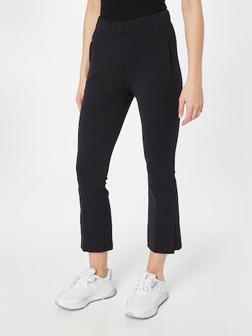 LIEBLINGSSTÜCK Flared Trousers 'One of Us' in Black: front