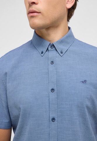 MUSTANG Regular fit Button Up Shirt 'Berkeley' in Blue