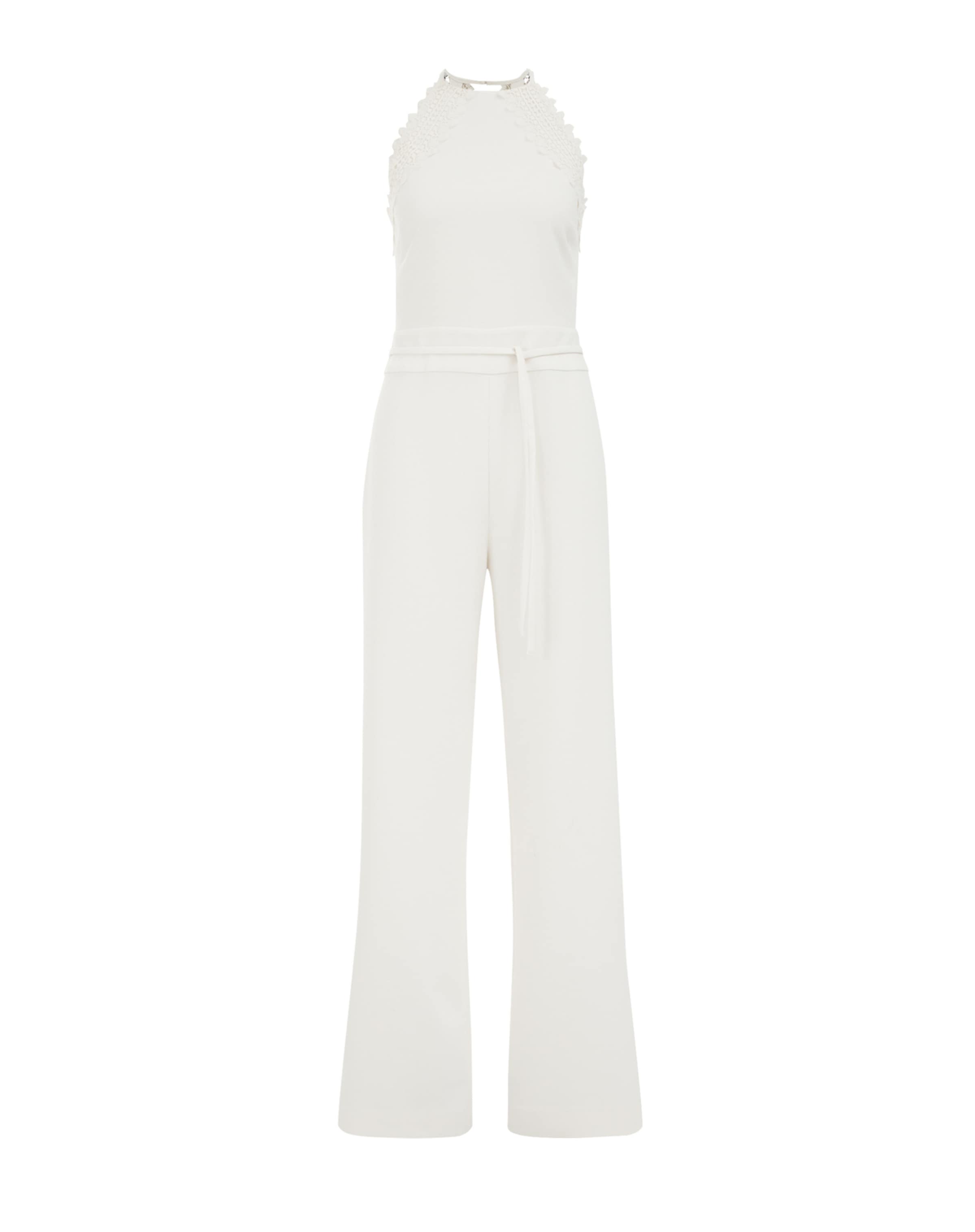 WE Fashion Overal – bílá: přední strana