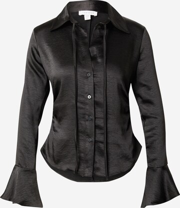 TOPSHOP Blouse in Black: front